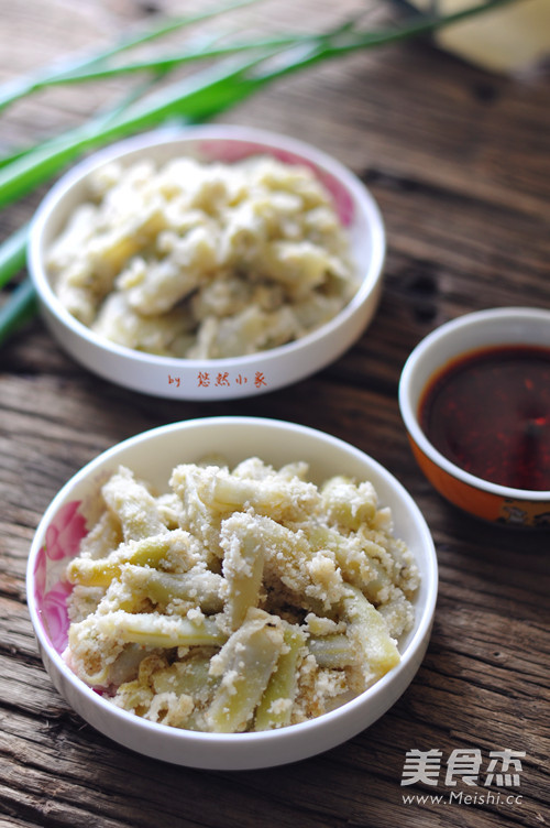 豆角蒸菜成品图