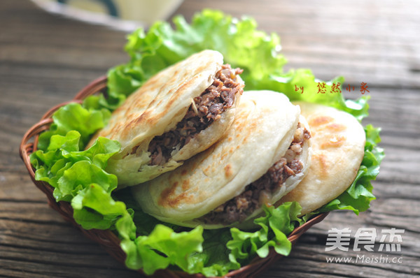 陕西老潼关肉夹馍成品图