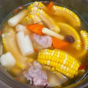 山药玉米排骨汤(超简单)