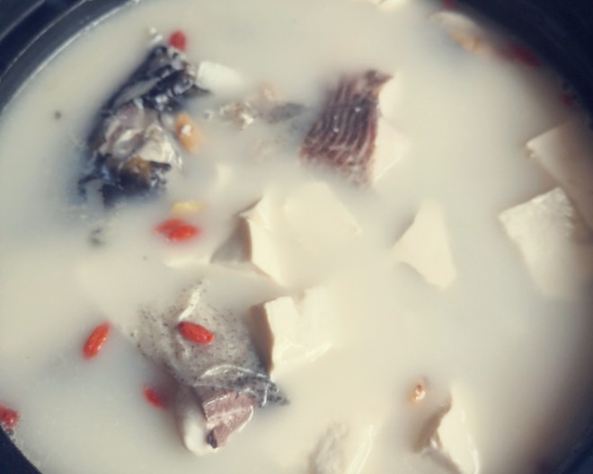 奶白色的鱼头豆腐汤的做法