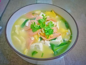 健康美味的三鲜汤的做法 步骤7
