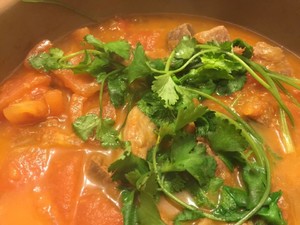 老丁的私房菜-番茄牛腩煲的做法 步骤12