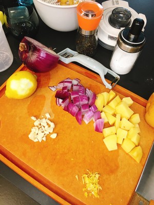 西式豌豆浓汤的做法 步骤3
