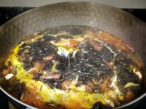 虾皮紫菜蛋花汤的做法 步骤7