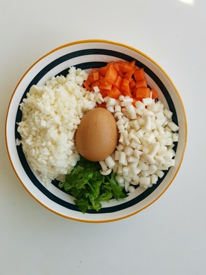 山药菌菇蛋花汤的做法 步骤1