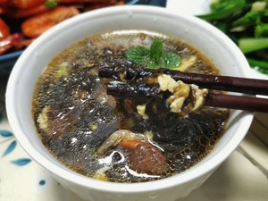 虾皮紫菜蛋花汤的做法 步骤9
