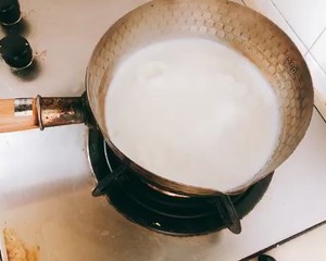 经期食谱牛奶鸡蛋醪糟的做法 步骤4