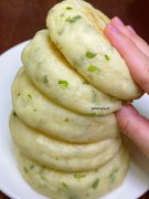 不用手揉面的发面葱花饼 松软好吃 省时省力 附